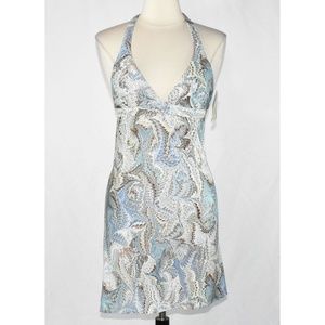Letarte Luxe Halter Swim Dress Beach CoverUp L NWT